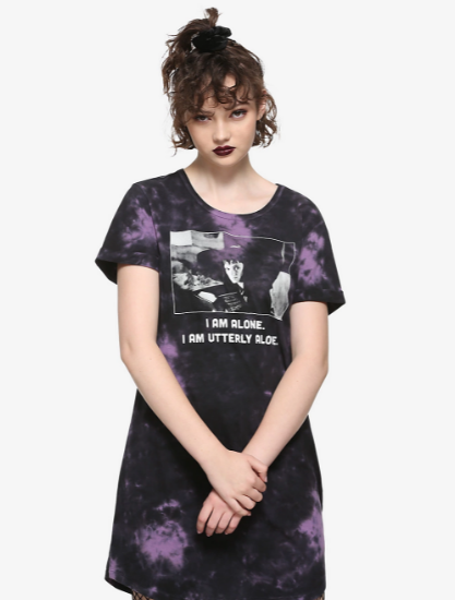 purple t shirt dress